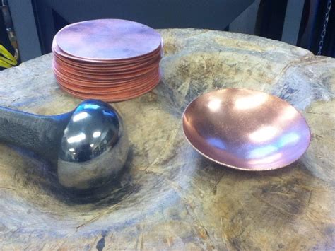 copper sheet metal working|making copper bowls from scrap.